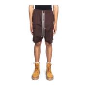 Rick Owens Mahogny Cargo Shorts Brown, Herr