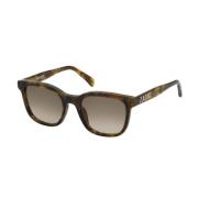 Zadig & Voltaire Brun Acetat Solglasögon med Brun Skiva Brown, Unisex