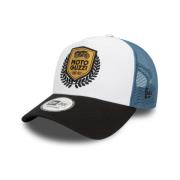 New Era Vit/Blå Moto Guzzi Trucker Keps Multicolor, Herr