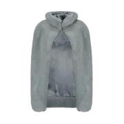 Rick Owens Huvad Cape Stil Mantel Green, Dam