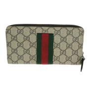 Gucci Vintage Pre-owned Canvas plnbcker Beige, Dam