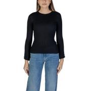 Only Svarta Viskos Tops & T-Shirt Kollektion Black, Dam