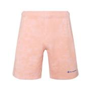 Champion Rosa Tie Dye Logo Shorts Pink, Herr