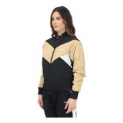 Ellesse Sportig Vindjacka i Svart/Beige/Vit Chevron Design Multicolor,...