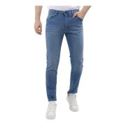 True Rise Jeans Herr - Regular Fit - Stretchbyxor Herr - Mm-R-06 Blue,...