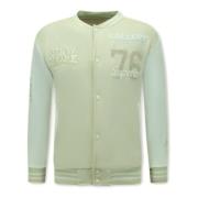 Enos Baseballjacka Herr - Varsity Jacka - 902 Beige, Herr