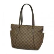 Louis Vuitton Vintage Pre-owned Tyg louis-vuitton-vskor Brown, Dam