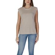 b.young Beige Viskos Topp & T-shirt Beige, Dam