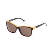 Carolina Herrera Brun Acetat Solglasögon Brooke-Decha Brown, Dam