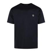 Stone Island Logotyp Broderad T-shirt Blue, Herr