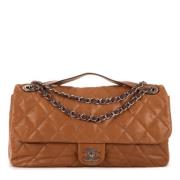 Chanel Vintage Pre-owned Laeder chanel-vskor Brown, Dam