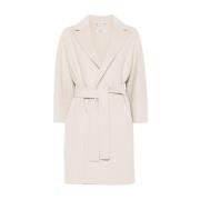 Max Mara Stiliga Kappor Arona 055 Beige, Dam