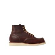 Red Wing Shoes Moc Toe Arbetsstövlar Brown, Herr