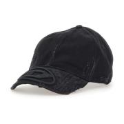 Diesel Svart Baseballkeps med Panel Design Black, Herr