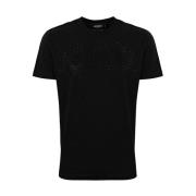 Dsquared2 Herr Svarta T-shirts & Polos Ss24 Black, Herr