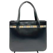 Burberry Vintage Pre-owned Laeder axelremsvskor Black, Dam