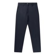 Nine In The Morning Blå Tech Ull Chino Fit Blue, Herr