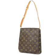 Louis Vuitton Vintage Pre-owned Canvas axelremsvskor Brown, Dam