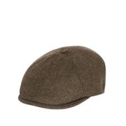 Barbour Ull Baker Boy Hatt Green, Herr