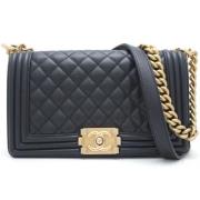 Chanel Vintage Pre-owned Laeder axelremsvskor Black, Dam