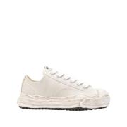 Mihara Yasuhiro Vit låg sneaker i läder White, Dam