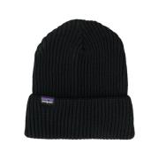 Patagonia Marin Rullad Beanie Mössa Black, Herr