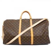 Louis Vuitton Vintage Pre-owned Tyg louis-vuitton-vskor Brown, Dam