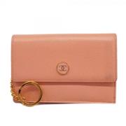 Chanel Vintage Pre-owned Laeder plnbcker Pink, Dam