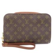 Louis Vuitton Vintage Pre-owned Canvas louis-vuitton-vskor Brown, Dam