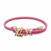 Louis Vuitton Vintage Pre-owned Laeder armband Pink, Dam