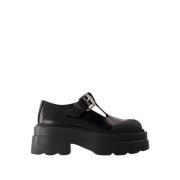 Alexander Wang Svart Plattform Mary Jane Loafers Black, Dam