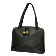 Chanel Vintage Pre-owned Laeder chanel-vskor Black, Dam