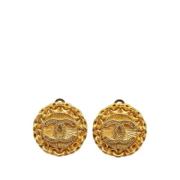 Chanel Vintage Pre-owned Guld chanel-smycken Yellow, Dam