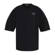 Palm Angels Tryckt T-shirt Black, Herr