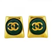 Chanel Vintage Pre-owned Tyg chanel-smycken Yellow, Dam