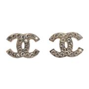 Chanel Vintage Pre-owned Metall chanel-smycken Gray, Dam