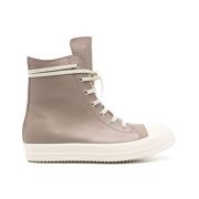 Rick Owens Taupe Brun Snörskor Brown, Herr