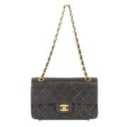 Chanel Vintage Pre-owned Laeder chanel-vskor Black, Dam