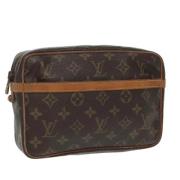 Louis Vuitton Vintage Pre-owned Canvas kuvertvskor Brown, Dam