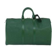 Louis Vuitton Vintage Pre-owned Laeder handvskor Green, Dam