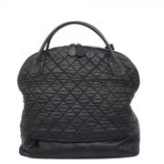 Chanel Vintage Pre-owned Nylon handvskor Black, Dam