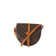 Louis Vuitton Vintage Pre-owned Canvas crossbodyvskor Brown, Dam