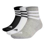 Adidas Sportiga Mid-Calf Strumpor Pack med 3 Multicolor, Unisex