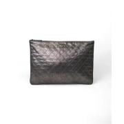 Chanel Vintage Pre-owned Tyg chanel-vskor Black, Dam