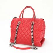 Chanel Vintage Pre-owned Laeder chanel-vskor Red, Dam