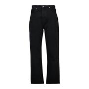 Drole de Monsieur Svarta Denim Straight Fit Jeans Black, Herr