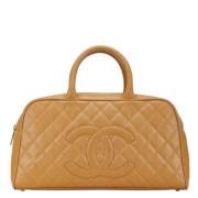 Chanel Vintage Pre-owned Laeder chanel-vskor Beige, Dam