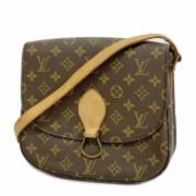 Louis Vuitton Vintage Pre-owned Tyg axelremsvskor Brown, Dam