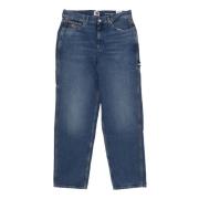 Tommy Hilfiger Mörk denim skater snickare jeans Blue, Herr