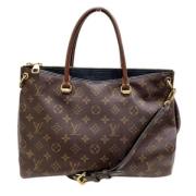 Louis Vuitton Vintage Pre-owned Canvas louis-vuitton-vskor Brown, Dam